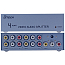 3RCA Splitter (разветвитель) на 4 порта (1 3RCA вход на 4 3RCA выхода) Dtech DT-7204