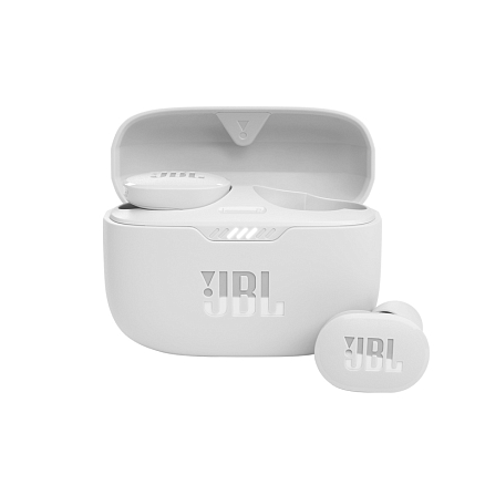 Наушники TWS беспроводные JBL Tune 130 вакуумные с микрофоном и активным шумоподавлением белые
