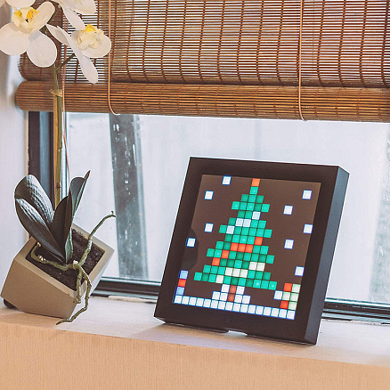 Интерактивная Smart панель с диодным дисплеем Divoom Pixoo черная