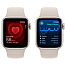 Умные часы Apple Watch SE 2 GPS 2024 40 мм с силиконовым ремешком сияющая звезда