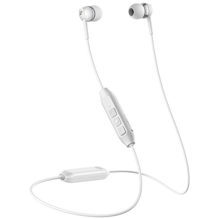 Наушники Bluetooth Sennheiser CX 150BT вакуумные с микрофоном и пультом управления белые
