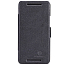 Чехол для HTC One Dual пластик с кожей Nillkin Fresh черный