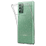 Чехол для Samsung Galaxy Note 20 гелевый с блестками Spigen Liquid Crystal Glitter прозрачный