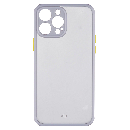 Чехол для iPhone 13 Pro Max гибридный VLP Matte Case матовый прозрачно-фиолетовый