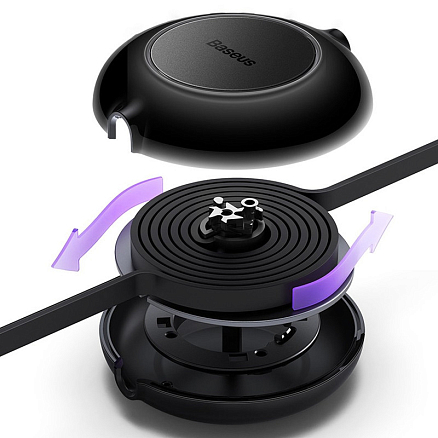 Кабель USB - MicroUSB, Lightning, Type-C для зарядки 1,1 м 3.5А плоский Baseus Bright Mirror черный