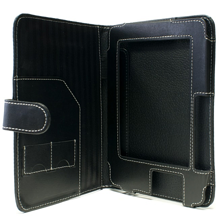 Чехол для PocketBook Pro 612, Pro 602, Pro 603 кожаный Nova черный