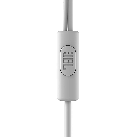 Наушники JBL C100SI вакуумные с микрофоном белые