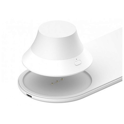 Беспроводная зарядка для телефона с ночником Xiaomi Yeelight YLYD08YI (быстрая зарядка) белая