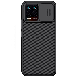 Чехол для Realme 8, 8 Pro гибридный Nillkin CamShield черный