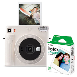Набор подарочный Fujifilm Instax SQ1 белый мел