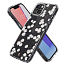 Чехол для iPhone 13 гибридный Spigen Cyrill Cecile White Daisy прозрачный