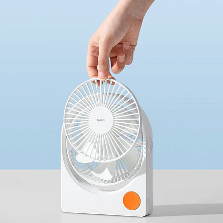 Вентилятор портативный настольный Baseus Serenity Fan Pro белый
