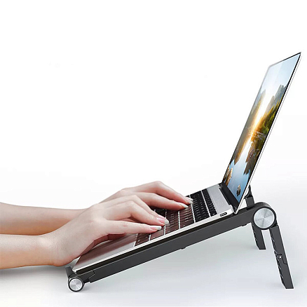 Подставка для ноутбука складная SeenDa E1021212 черная