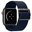 Ремешок-браслет для Apple Watch 42 и 44 мм текстильный Spigen Fit Lite темно-синий