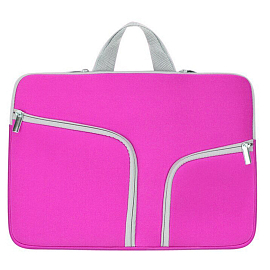 Сумка для ноутбука до 13,3 дюйма неопреновая с ручками Nova NPR03 розовая