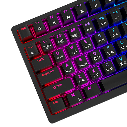 Клавиатура беспроводная Bluetooth Royal Kludge RK98 RK Red механическая с подсветкой игровая черная