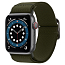 Ремешок-браслет для Apple Watch 38, 40 и 41 мм текстильный Spigen Fit Lite хаки