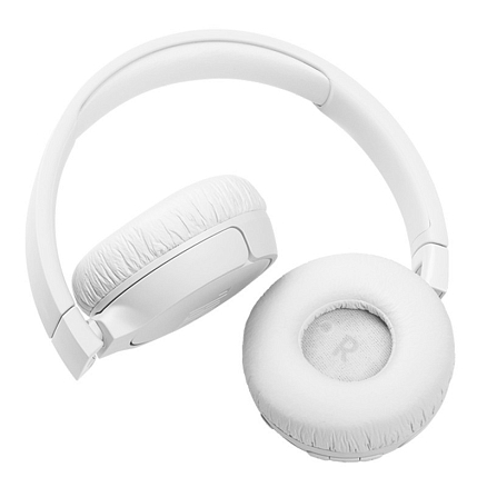 Наушники беспроводные Bluetooth JBL Tune 660NC накладные с микрофоном и шумоподавлением складные белые