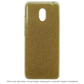 Чехол для Huawei Mate P20 Lite пластиковый Volare Rosso Shine золотистый