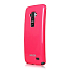 Чехол для LG G Flex гелевый с блестками iMuca Cool Color розовый + пленка
