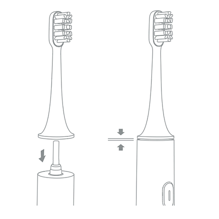 Насадки для зубной щетки Xiaomi Mi Smart Electric Toothbrush Gum Care 3 шт.