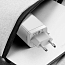 Зарядное устройство сетевое с USB и двумя Type-C входами 3А 65W Baseus GaN3 Pro (быстрая зарядка QC 4.0, 3.0, PD) белое
