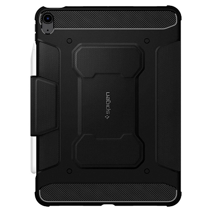 Чехол для iPad Air 2020, 2022 гелевый Spigen Rugged Armor Pro черный