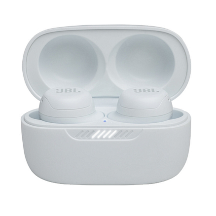 Наушники TWS беспроводные JBL Live Free NC вакуумные с микрофоном и активным шумоподавлением белые