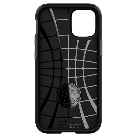 Чехол для iPhone 12 Mini гибридный Spigen Neo Hybrid черно-серый