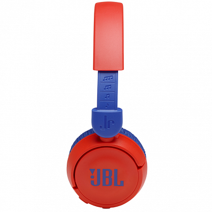 Наушники беспроводные Bluetooth для детей JBL JR310BT накладные складные красно-синие