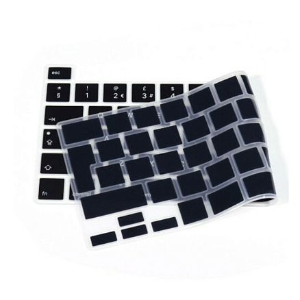 Накладка на клавиатуру защитная для Apple MacBook Pro 16 Touch Bar A2141 EU (русские буквы) черная