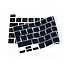 Накладка на клавиатуру защитная для Apple MacBook Pro 16 Touch Bar A2141 EU (русские буквы) черная