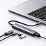 Хаб (разветвитель) Type-C - 3 х USB 3.0, HDMI 4K, RJ45 Ugreen CM475 серый