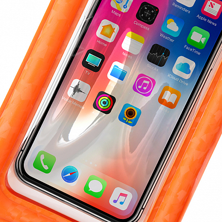 Водонепроницаемый чехол для телефона до 6 дюймов Baseus Air оранжевый