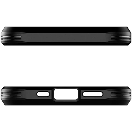 Чехол для iPhone 13 гибридный для экстремальной защиты Spigen Tough Armor черный