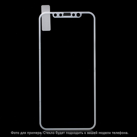 Защитное стекло для iPhone 7 Plus, 8 Plus на весь экран противоударное Mocoll Storm 2.5D белое