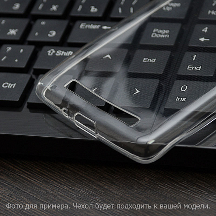 Чехол для Samsung Galaxy J7 Prime ультратонкий гелевый 0,5мм Nova Crystal прозрачный
