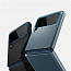 Защитное стекло на камеру и пленка на корпус для Samsung Galaxy Z Flip 3 Spigen GLAS.tR черное