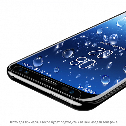 Защитное стекло для Samsung Galaxy S20+ на весь экран противоударное T-Max Liquid c УФ-клеем прозрачное