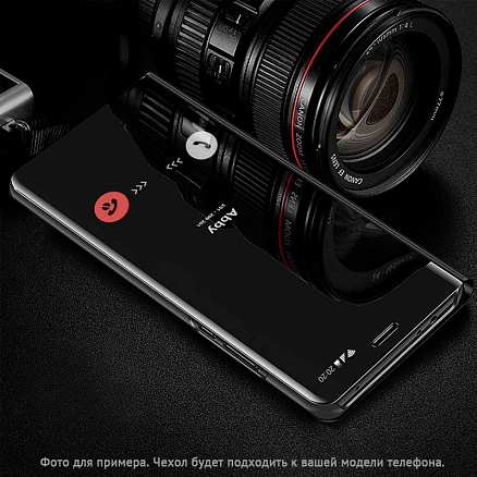 Чехол для Xiaomi Redmi 8A книжка Hurtel Clear View черный
