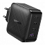 Зарядное устройство сетевое с USB и тремя Type-C входами 65W GaN Ugreen CD224 (быстрая зарядка PD 3.0, QC 3.0) черное