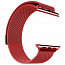 Ремешок-браслет для Apple Watch 42 и 44 мм миланское плетение Nova-02 бордовый