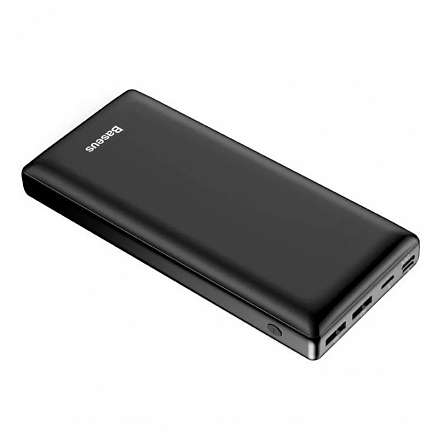 Внешний аккумулятор Baseus Mini JA 30000мАч (2хUSB, Type-C, ток 3А, быстрая зарядка PD, 15Вт) черный