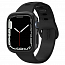 Чехол для Apple Watch 45 мм пластиковый тонкий Spigen Thin Fit черный