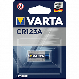 Батарейка CR123A (16340) литиевая Varta 1шт.
