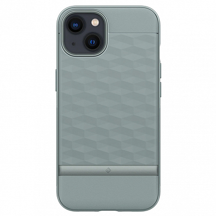 Чехол для iPhone 13 гибридный Spigen Caseology Parallax серо-зеленый