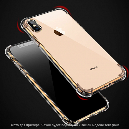 Чехол для Samsung Galaxy S20 FE гелевый 4Corners прозрачный