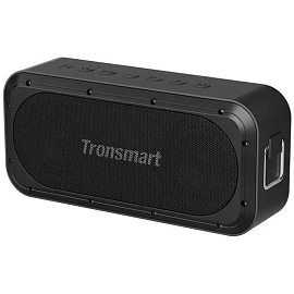 Портативная колонка Tronsmart Force SE с защитой от воды, USB, поддержкой MicroSD карт и аккумулятором черная
