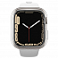 Чехол для Apple Watch 41 мм пластиковый тонкий Spigen Thin Fit прозрачный