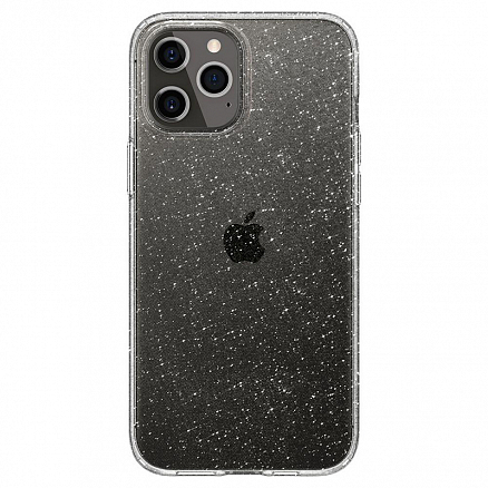 Чехол для iPhone 12 Pro Max гелевый с блестками Spigen SGP Liquid Crystal Glitter прозрачный